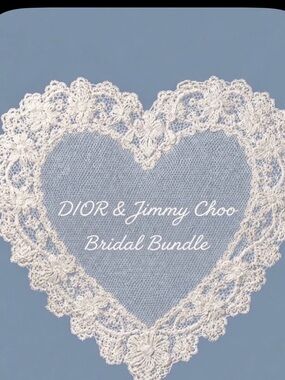 Jimmy Choo White Lace Heart Wall Art